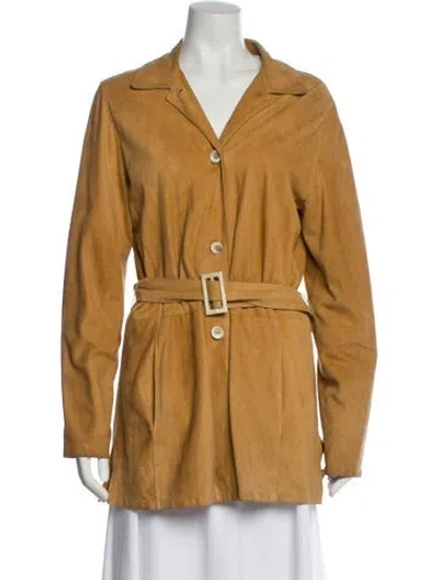 Pre-owned Loro Piana Vintage Leather Jacket In Neutral