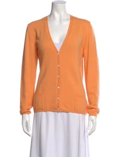 Pre-owned Loro Piana Vintage Wool Sweater In Orange