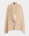 Loro Piana Violante Cashmere Cape In 30i1 Rosy Granite Melange