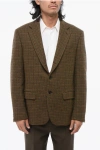 Loro Piana Virgin Wool Blend Side Vents Notch Lapel Torino Blazer In Brown