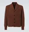 Loro Piana Virgin Wool Cardigan In Brown
