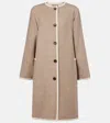 Loro Piana Virgin Wool Coat In Brown