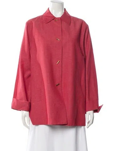 Pre-owned Loro Piana Virgin Wool Jacket In Red