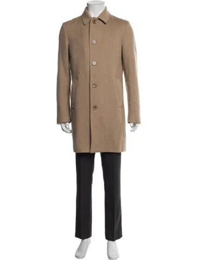 Pre-owned Loro Piana Virgin Wool Overcoat In Neutral