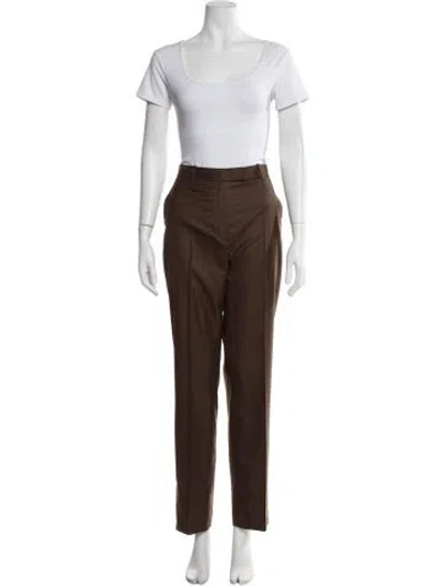 Pre-owned Loro Piana Virgin Wool Pant Set W/ Tags In Brown