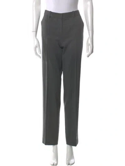 Pre-owned Loro Piana Virgin Wool Straight Leg Pants In Gray