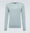Loro Piana Virgin Wool Sweater In Blue