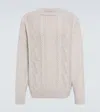 Loro Piana Virgin Wool Sweater In Optical White/natura