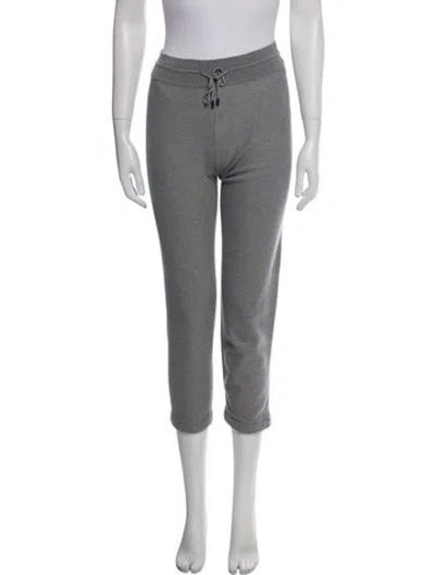 Pre-owned Loro Piana Virgin Wool Sweatpants In Gray