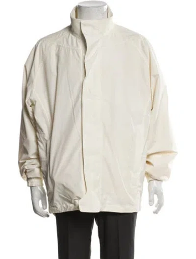 Pre-owned Loro Piana Virgin Wool Windbreaker In Neutral