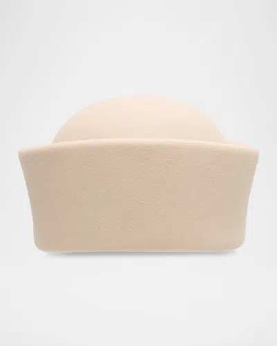 Loro Piana Virginia Felt Hat In D0fw Inca Stone