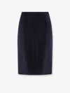 Loro Piana Women Vivian Cashmere Midi Skirt In Blue