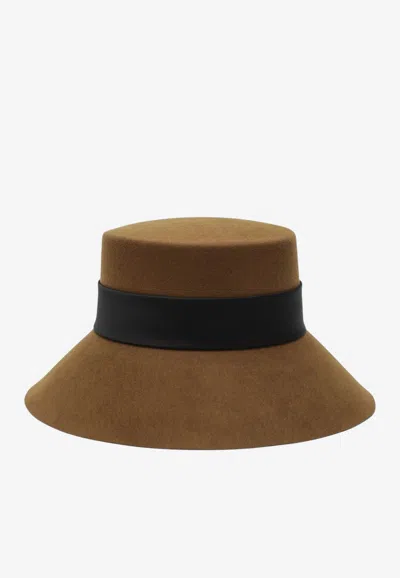 Loro Piana Viviana Ribbed Hat In Brown