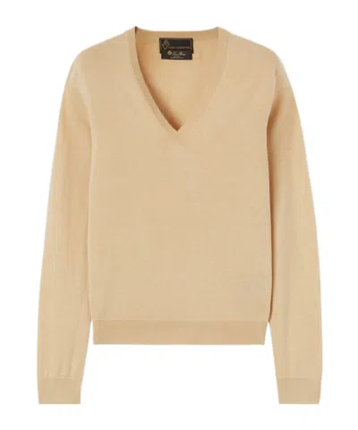 Loro Piana V-neck In Neutral