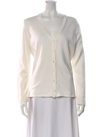 Pre-owned Loro Piana V-neck Sweater In Neutral