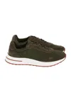 Loro Piana Week End Walk Sneakers In Green