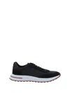 Loro Piana Navy Blue Week End Walk Sneakers Men In Blue