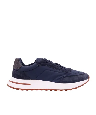 Loro Piana Weekend Walk Lace-up Sneakers In Multicolor