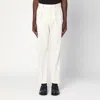 Loro Piana Tailored Pants With Front Pleats In White