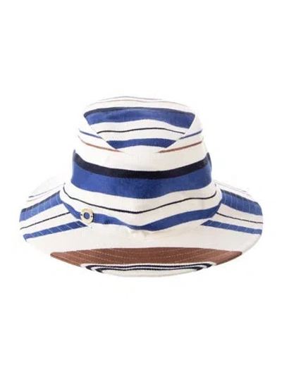 Pre-owned Loro Piana White Cotton  Bucket Hat