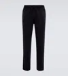 Loro Piana Whitney Slim Cotton-blend Pants In Blue Navy