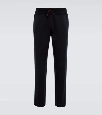 Loro Piana Whitney Slim Cotton-blend Pants In Navy