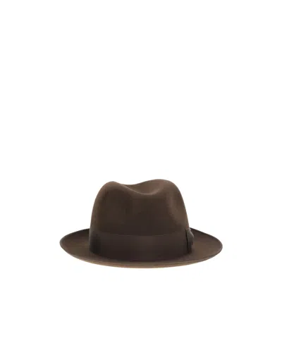 Loro Piana Wide Brim Hat In Black