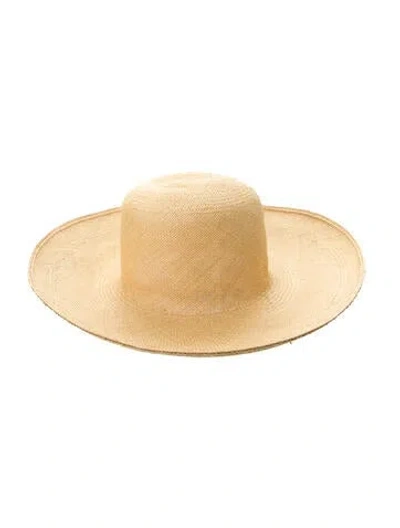 Pre-owned Loro Piana Wide Brim Sun Hat In Neutral