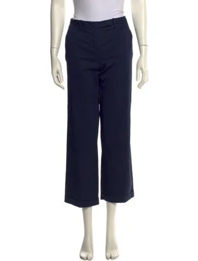 Pre-owned Loro Piana Wide Leg Pants In Blue