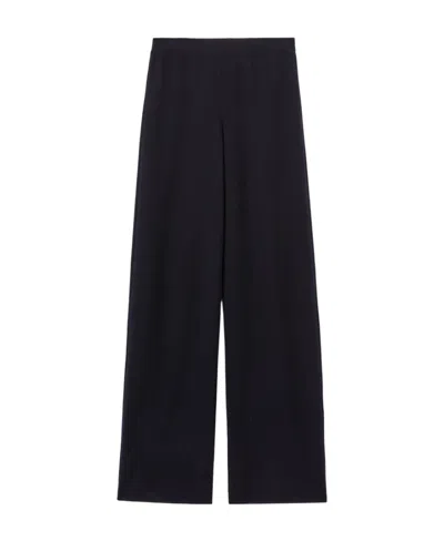 Loro Piana Wide-legged Casual Pants In Black