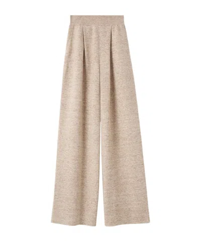 Loro Piana Willow Trousers In Nude