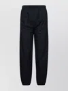 Loro Piana Women Apo Trousers Wind Stretch Storm Jersey Pile Cash In Black