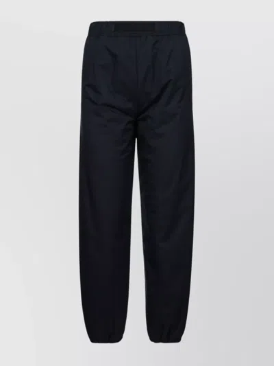 LORO PIANA WIND STRETCH STORM JERSEY PILE CASH TROUSERS