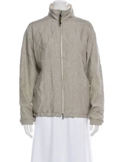 Pre-owned Loro Piana Windbreaker In Gray