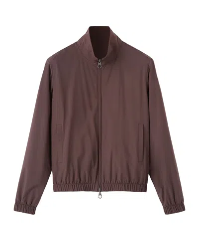 Loro Piana Windmate Bomber Jacket In Brown