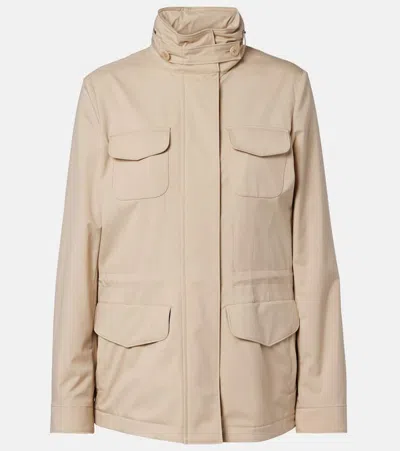 Loro Piana Windmate Traveller Field Jacket In Neutral
