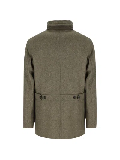 Loro Piana Winter Voyager Caban Jacket In Green