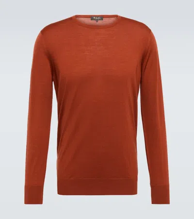 Loro Piana Pullover Aus Schurwolle In Burnt Coral