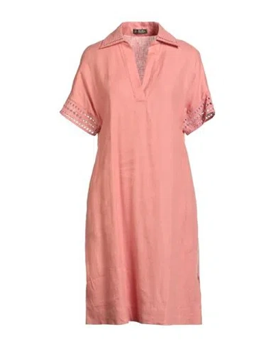 Loro Piana Woman Mini Dress Antique Rose Size 8 Linen