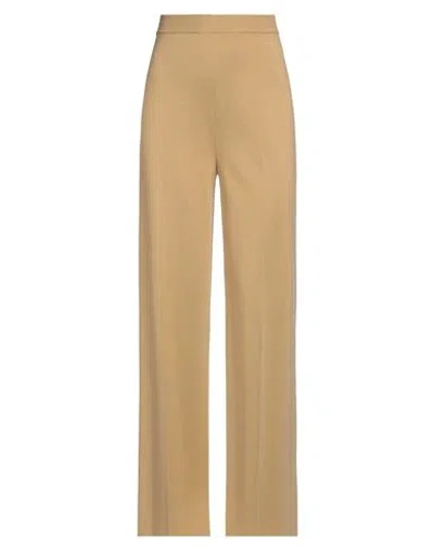 Loro Piana Woman Pants Camel Size 6 Cashmere, Silk In Brown