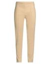 Loro Piana Woman Pants Sand Size 6 Cotton, Elastane In Yellow