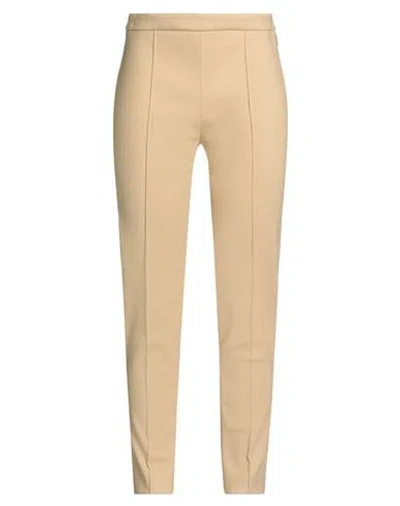 Loro Piana Woman Pants Sand Size 6 Cotton, Elastane