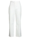 Loro Piana Woman Pants White Size 6 Cotton, Elastane In White