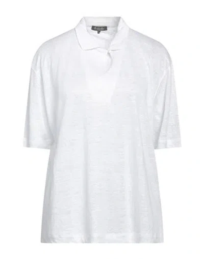 Loro Piana Linen Top In White