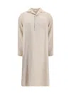 Loro Piana Lora Linen Shirt Dress In Pink
