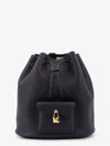 Loro Piana Women Extra Drawstring L27 Leather Backpack In Multi