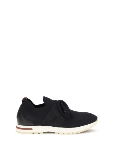 Loro Piana Women Flexy Walk Sneakers In Black