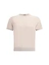 Loro Piana Knit T-shirt In Neutral