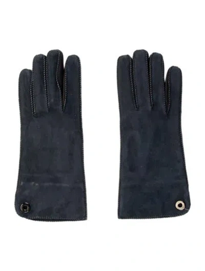 Pre-owned Loro Piana Women's Leather Gloves In Multi