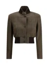 Loro Piana Women Marty Bomber Jacket In Green